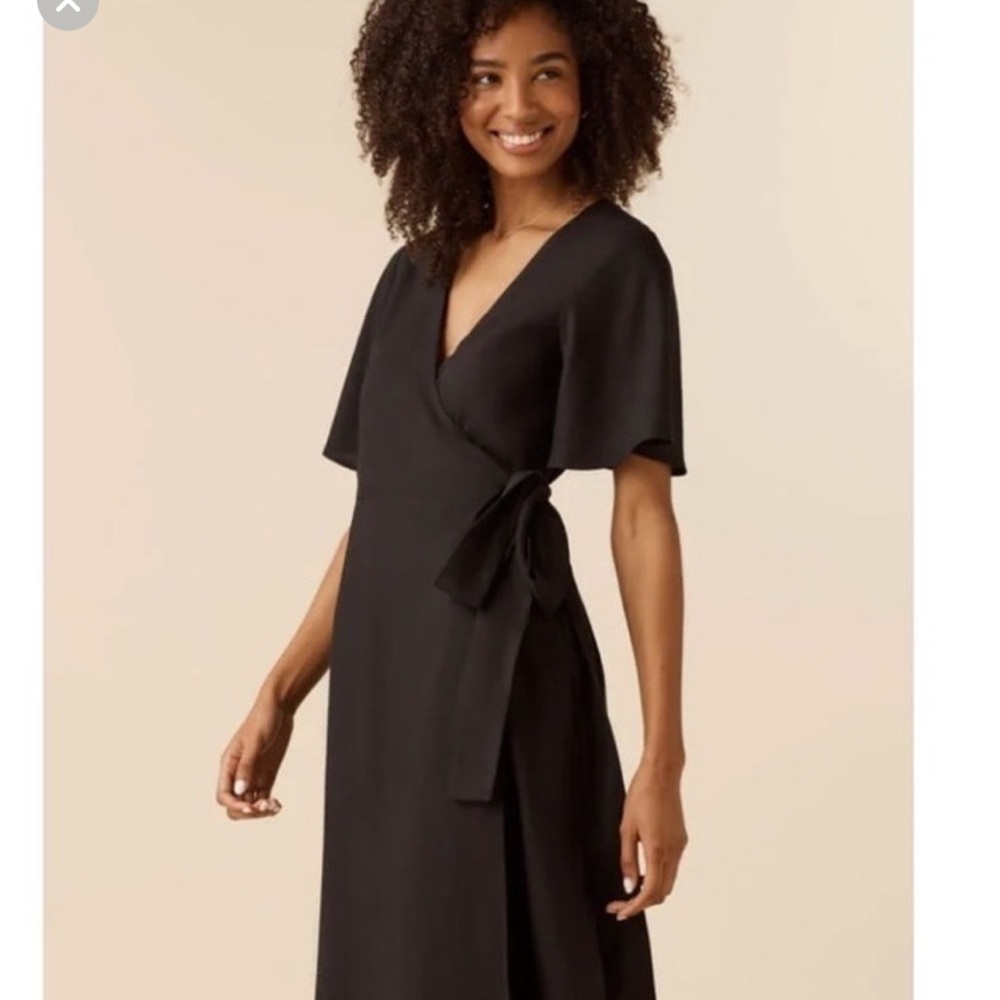 VETTA Convertible Black Maxi Wrap Dress